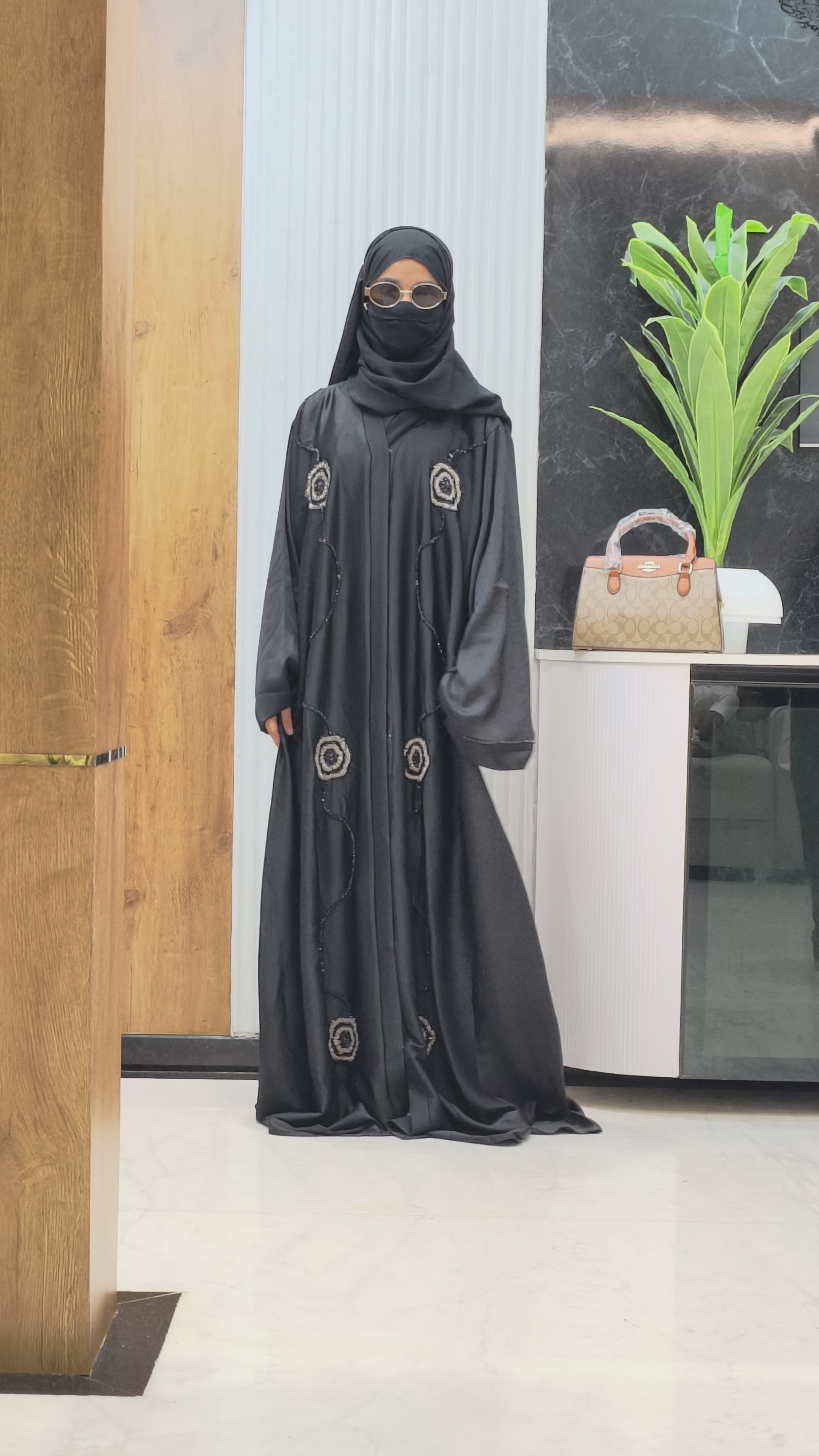 Black & Gold Luxury Abaya