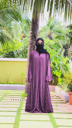 Elegant BROWN 🟤 Frilled Designer Wear Abaya