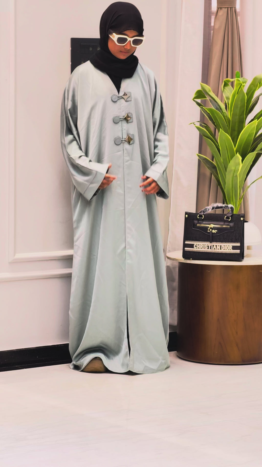 Modern Look PISTACHIO GREEN Abaya