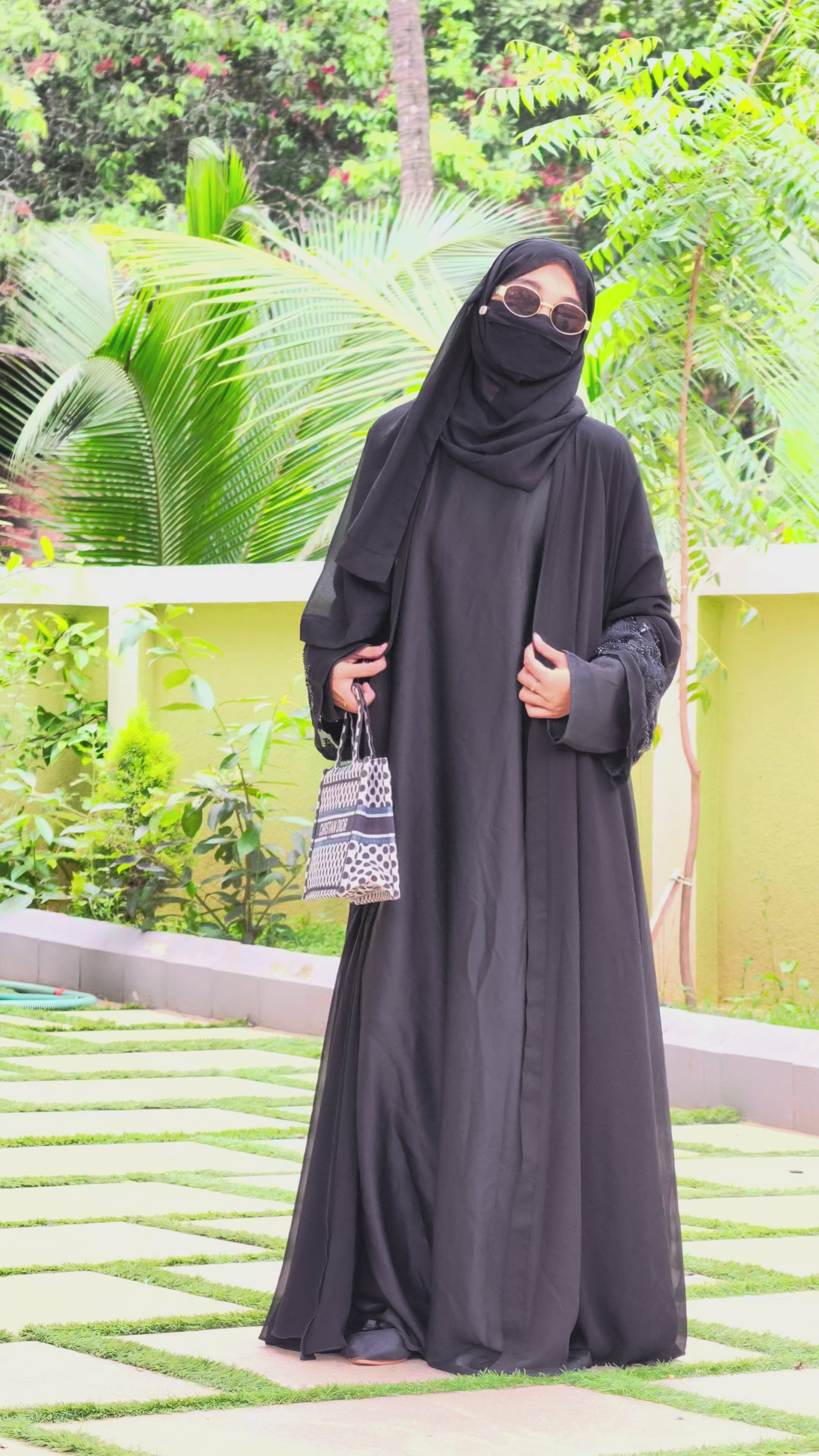 Bridal Wear Premium Embroidery Work Abaya