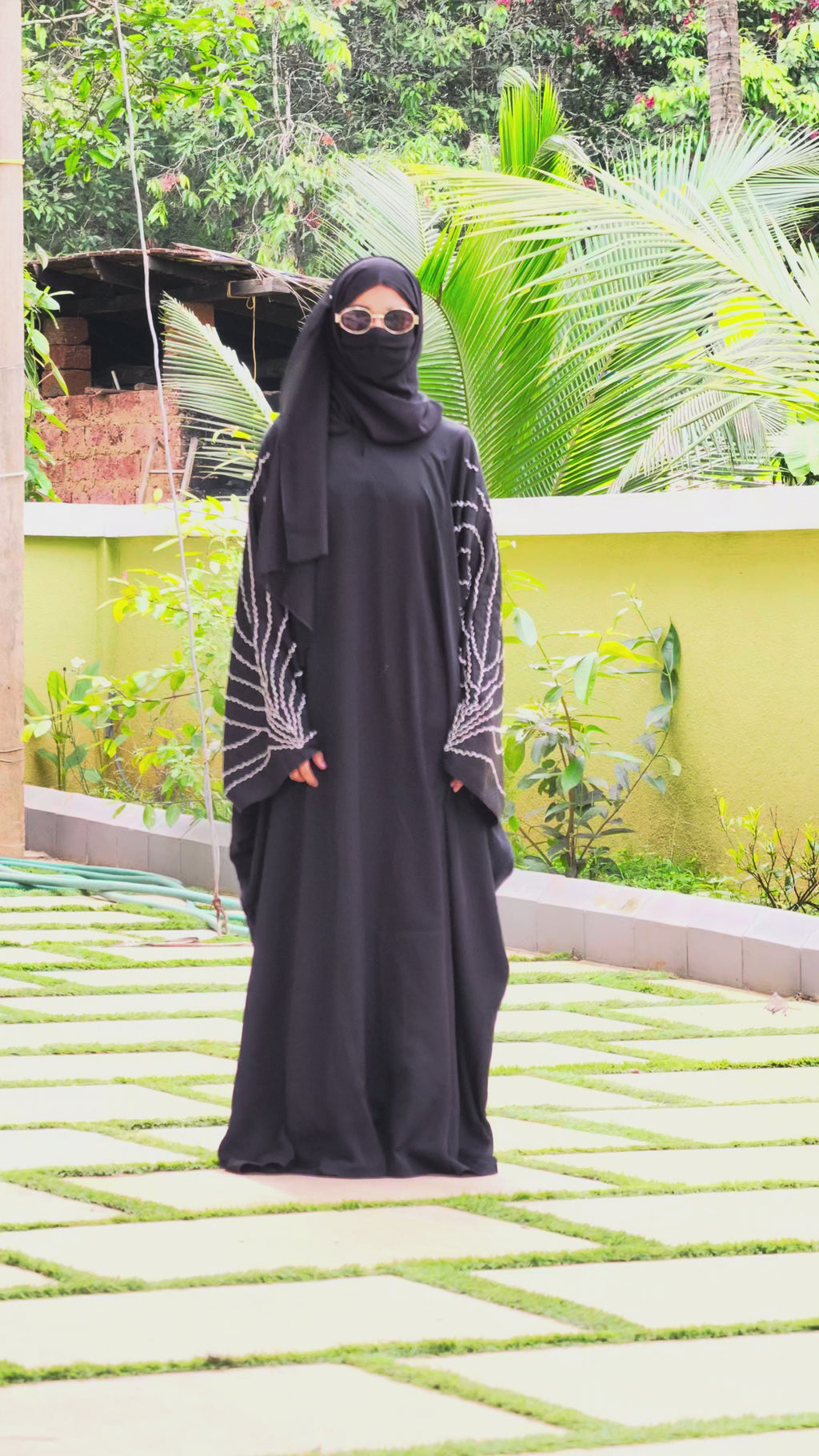 Designer Bridal Wear Stone Work Premium Abaya