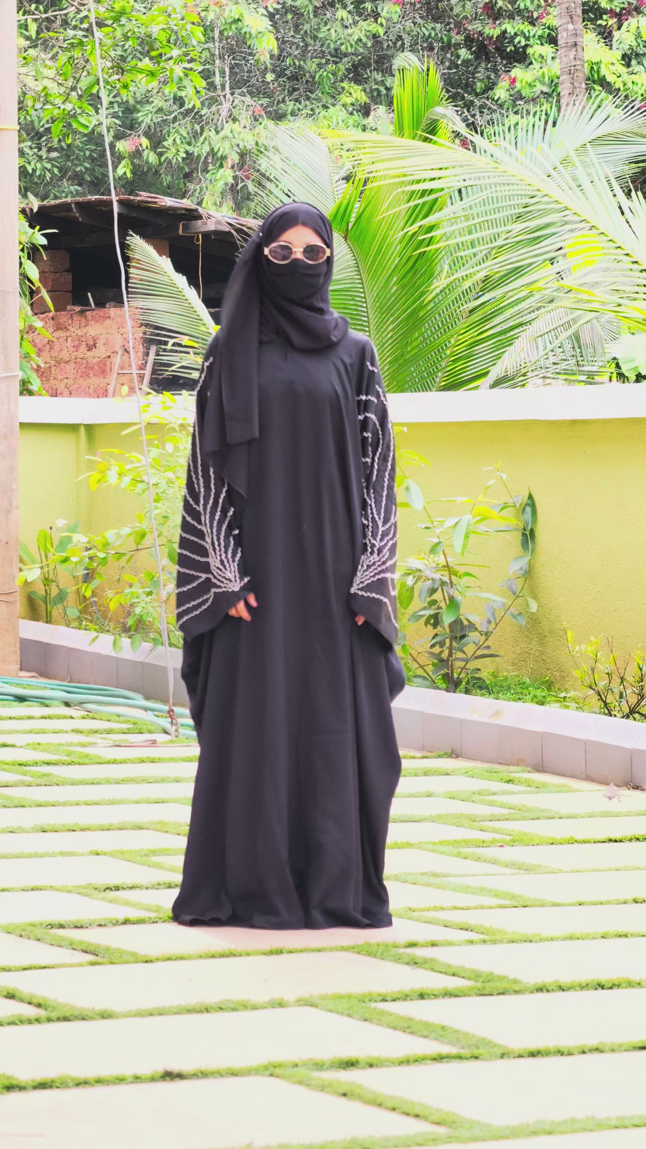 Designer Bridal Wear Stone Work Premium Abaya