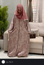 Floral Self-Printed Luxury Abaya