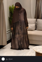 Designer Self-Printed Abaya – Luxury in Every Detail
