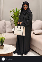 Simple & Elegant Stone Work Abaya