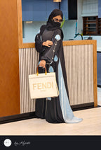 Designer Bridal Wear Tissue Work Abaya