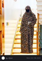 Imported Dubai Cheetah print Abhaya