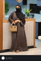 Coffee Brown Elegant Abaya