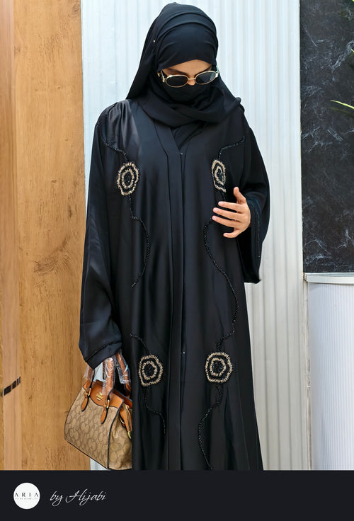 Black & Gold Luxury Abaya