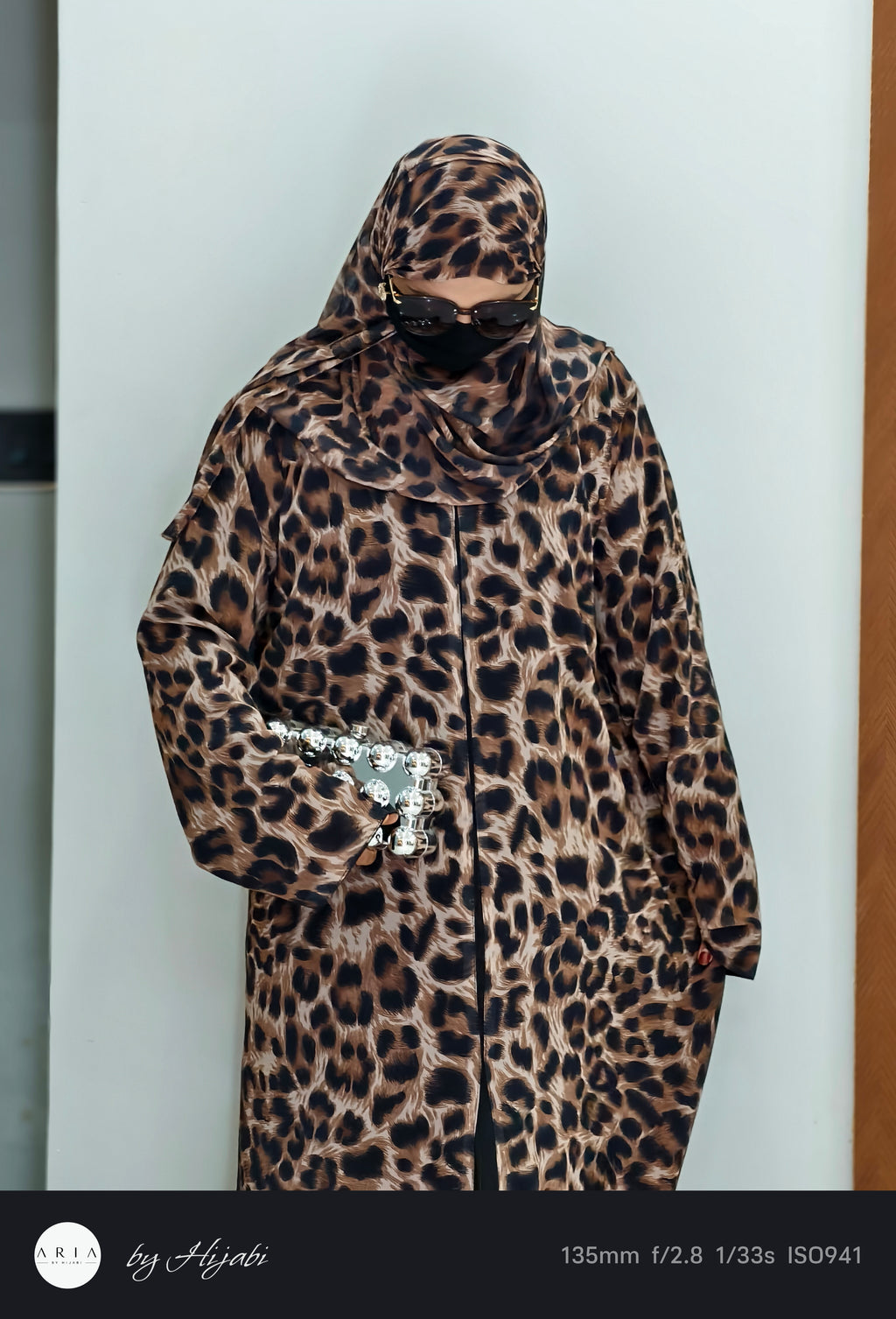 Imported Dubai Cheetah print Abhaya