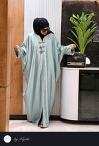 Ocean Green Luxury Abaya