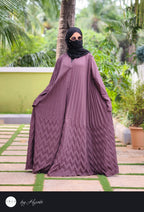 Elegant BROWN 🟤 Frilled Designer Wear Abaya