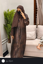 Designer Self-Printed Abaya – Luxury in Every Detail