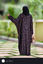 Elegant Self Printed Abaya – Understated Luxury with Timeless Grace