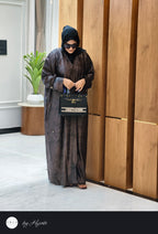 Self Printed Designer Pattern Abaya