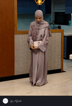 Designer Stone Work Abaya – A Statement of Modern Elegance