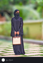 Simple Decent Sleeve Stone Work Premium Abaya