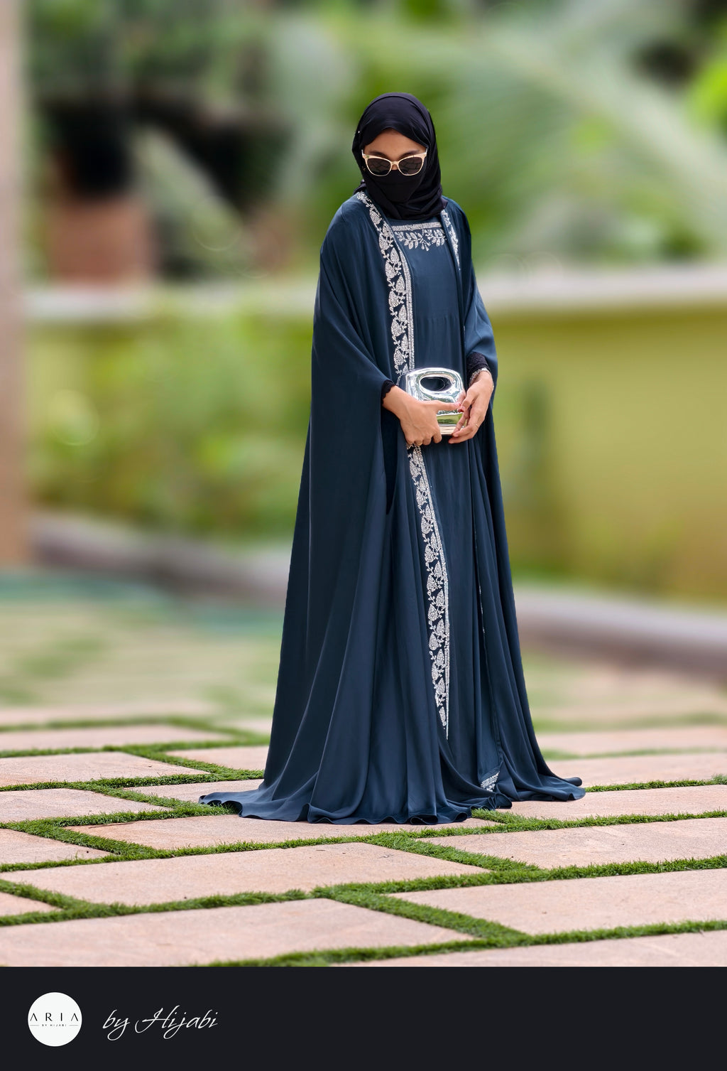 Moroccan Designer Bridal Wear Stone Work Premium Abaya