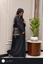 Luxury Designer Stone Work Abaya