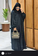 Black Stone Work Abaya – Luxury Embroidery Elegance