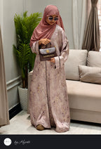 Floral Self-Printed Luxury Abaya