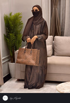 Designer Self-Printed Abaya – Luxury in Every Detail
