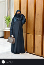 Designer Stone Work Abaya – Luxury Shoulder Pattern Edition