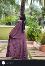 Elegant BROWN 🟤 Frilled Designer Wear Abaya