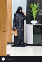Black & Gold Luxury Abaya