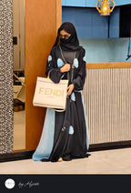 Designer Bridal Wear Tissue Work Abaya