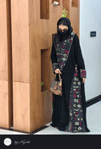 Imported Original Kashmiri Embroidery Abaya ( Saudi made)