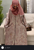 Floral Self-Printed Luxury Abaya
