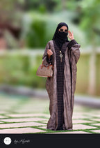Premium Self Printed Shawl Abaya