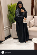 Unique Stone Work Designer Abaya