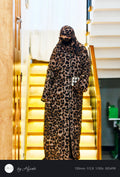 Imported Dubai Cheetah print Abhaya