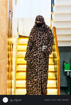 Imported Dubai Cheetah print Abhaya