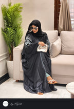 Unique Stone Work Designer Abaya