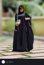 Elegant Moroccan Designer Bridal Wear Stone Work Premium Abaya