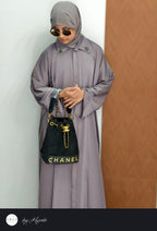 Simple Plain Elegant Collar Abaya