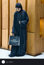 Bridal Floral Embroidery Work Abaya