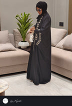 Moroccan Stone Work Designer Bridal Abaya