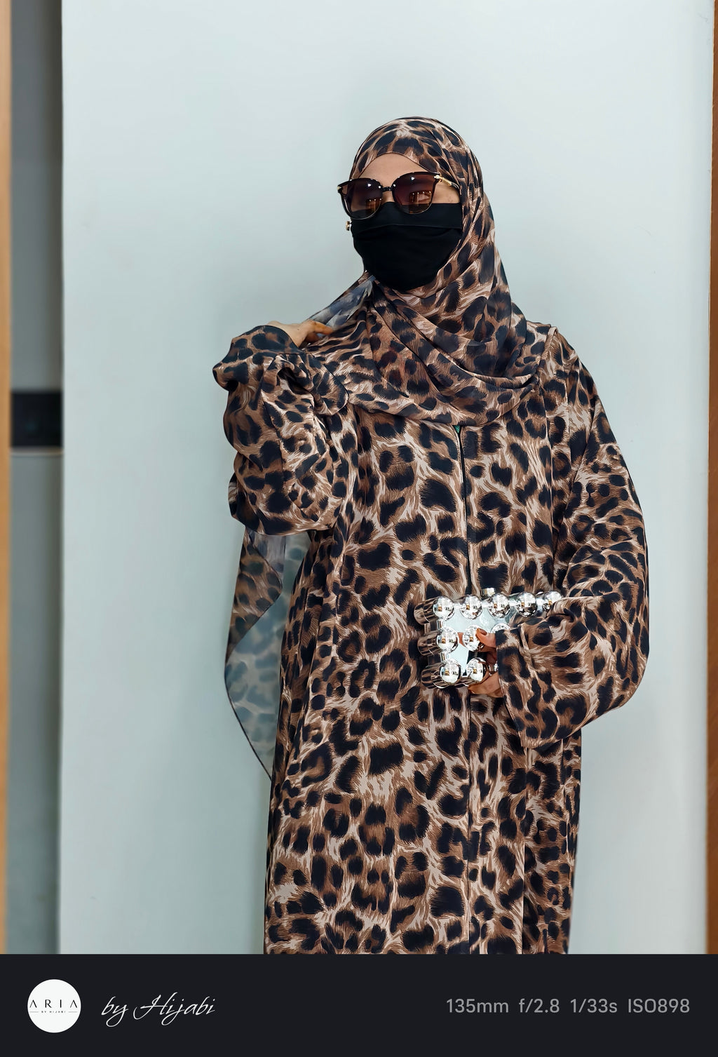 Imported Dubai Cheetah print Abhaya