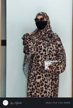 Imported Dubai Cheetah print Abhaya