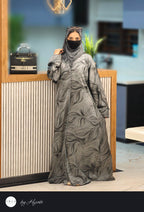 Designer Self Printed Abaya