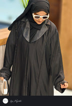 Luxury Oval Lapel Abaya