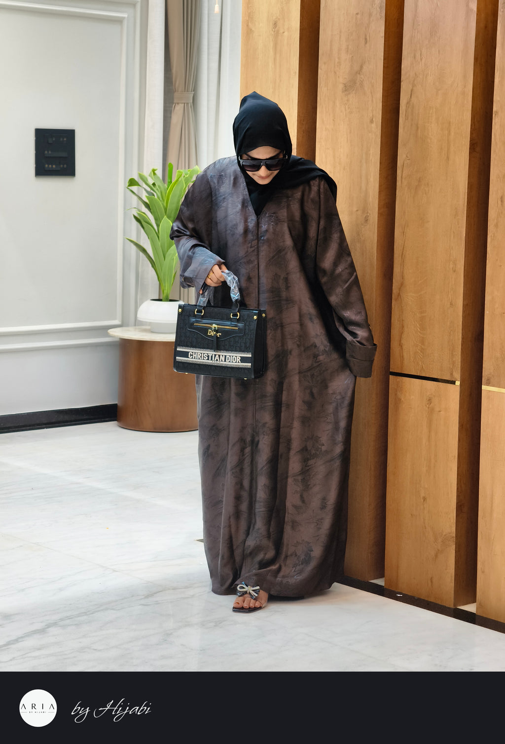 Self Printed Designer Pattern Abaya