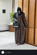 Self Printed Designer Pattern Abaya