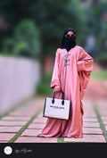Designer Wear Baby Pink Abaya