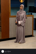 Designer Stone Work Abaya – A Statement of Modern Elegance