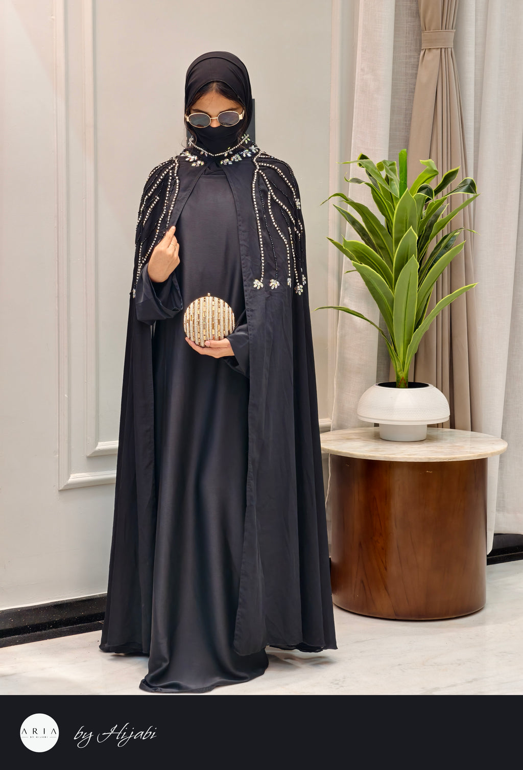 Bridal Wear Premium Stone Work Designer Abaya